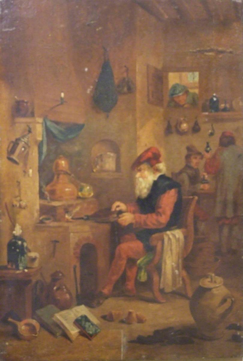 L’Alchimiste - David Teniers le Jeune - Alpha Reproduction