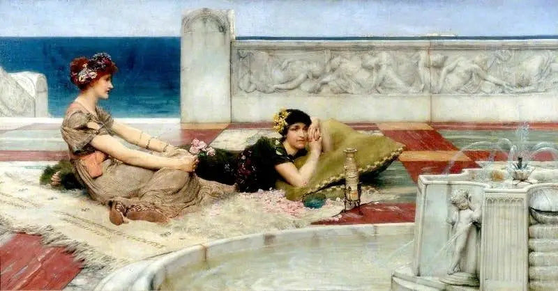 L’amour dans l’oisiveté - Lawrence Alma-Tadema - Alpha Reproduction