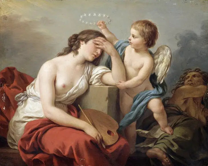 アルファレプロダクションの油彩絵画のレプリカ

Source:
L'Amour des arts console la peinture des écrits ridicules et envenimés de ses ennemis - Louis Jean François Lagrenée