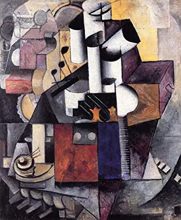 ランプ / 音楽器具 - カジミール・マレーヴィチ

Source:
Lampe / Instruments de musique - Kazimir Malevich