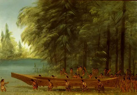 カヌーの出発 - ナヤ族インディアン - ジョージ・キャトリン

Source:
Lancement d'un canoë - Indiens Nayas - George Catlin
