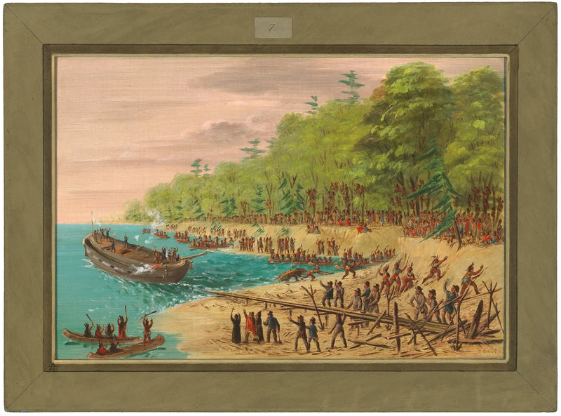グリフィンの発売。1679年7月 - ジョージ・キャトリン

Source:
Lancement du Griffin. Juillet 1679 - George Catlin