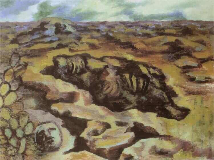 Paysage d’El Pedregal - Frida Kahlo