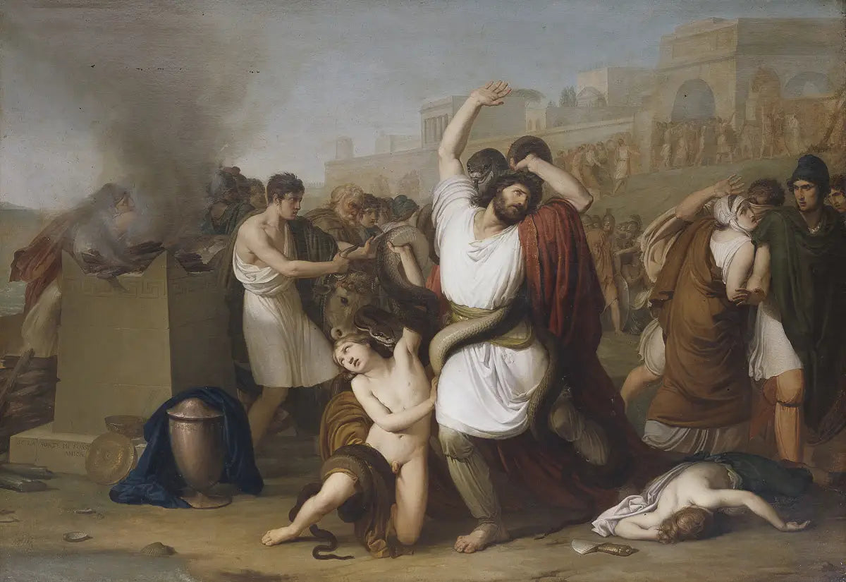 Laocoon - Francesco Hayez image 2 reproduction artisanale de tableau