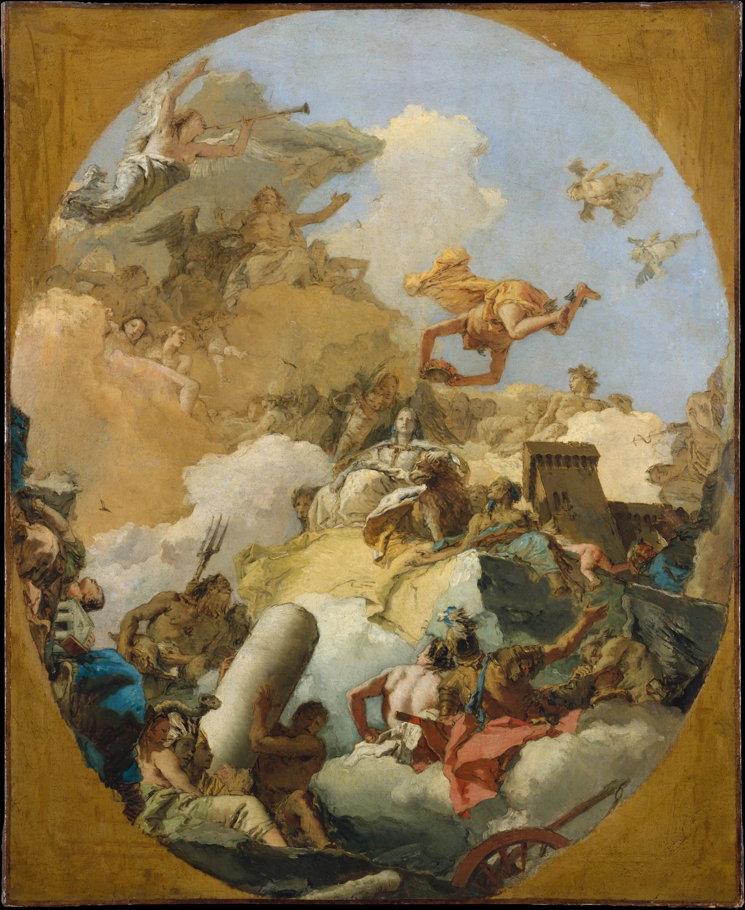 L’apothéose de la monarchie espagnole - Giovanni Battista Tiepolo - Alpha Reproduction