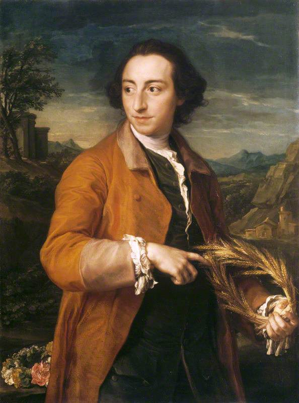 ラセル・レイモンド・アイリモンジャー（1718/19–1793）コーンとバラの冠とともに - パンポ・バトーニ