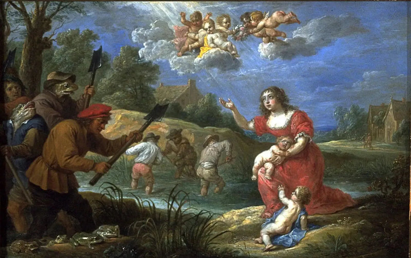 ラトンとカエル - デイヴィッド・テニエール・ル・ジュヌ

Source:
Latone et les grenouilles - David Teniers le Jeune