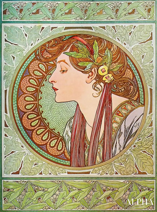 Laurel - Mucha - Reproductions de tableaux et peintures haut de gamme