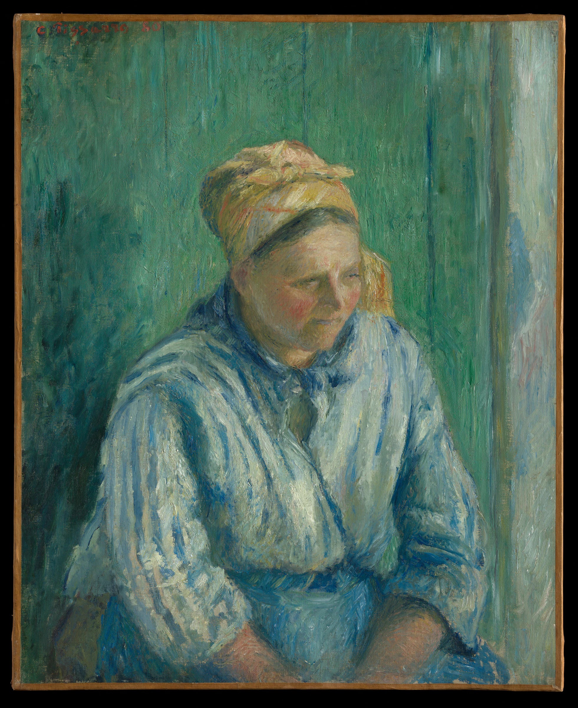Lavandière, étude - Camille Pissarro