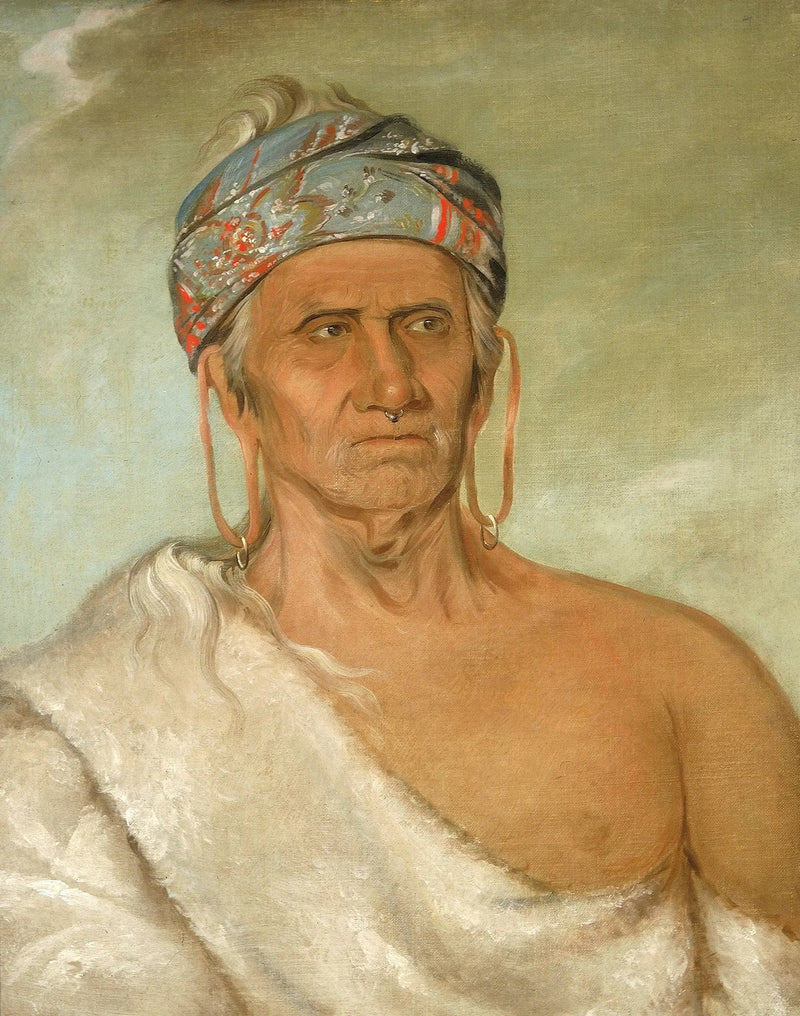アルファレプロダクション - オイル絵画のレプリカ

Source:
Lay-láw-she-kaw, remonte la rivière, un vieux chef - George Catlin