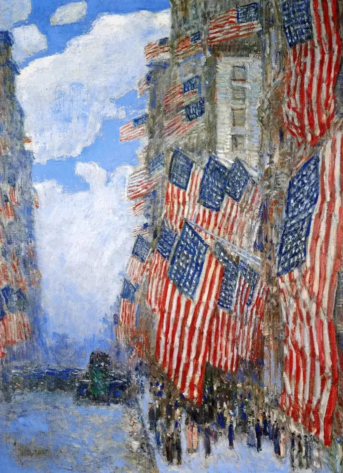 1916年7月4日 - チルド・ハッサム

Source:
Le 4 juillet 1916 - Childe Hassam