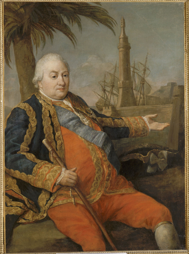 Le Bailli de Suffren, amiral de France (1726-1788) - Pompeo Batoni image 1 reproduction d’œuvre d’art à l’huile