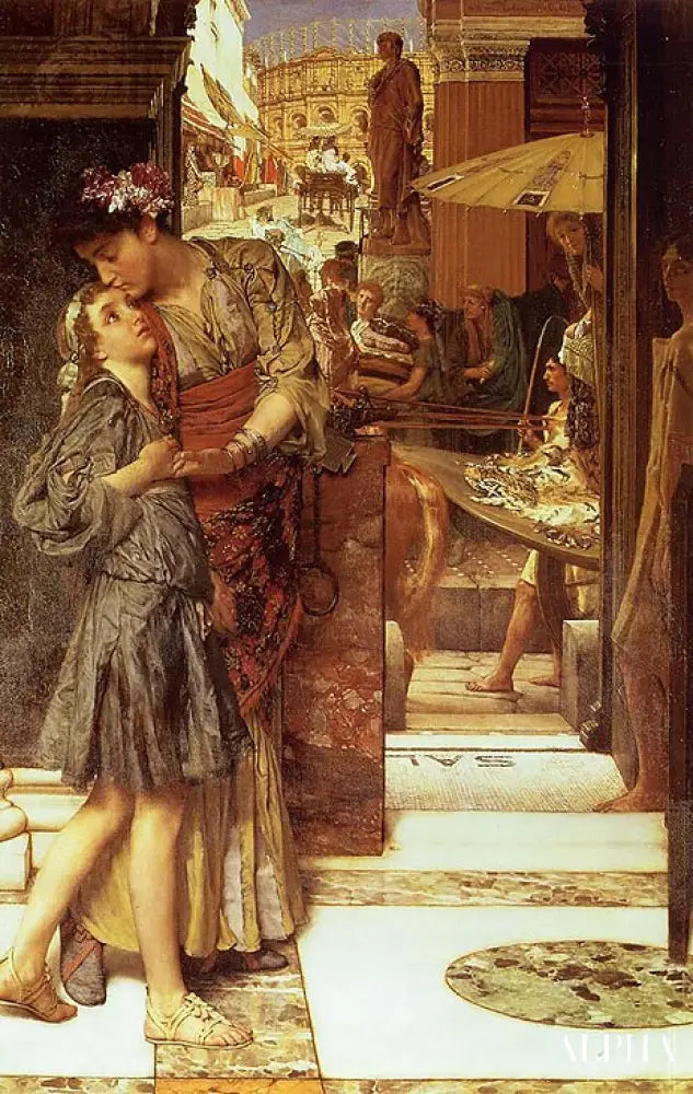 Le baiser d’adieu - Lawrence Alma-Tadema Reproductions de tableaux à la peinture à l’huile