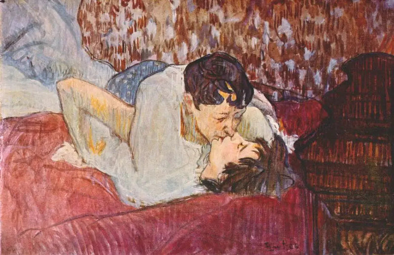 キス - アンリ・ド・トゥールーズ＝ロートレック