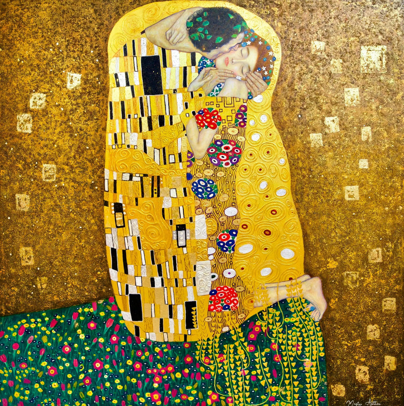 マスター・アポロンによって再想像されたキス | 200×200センチ