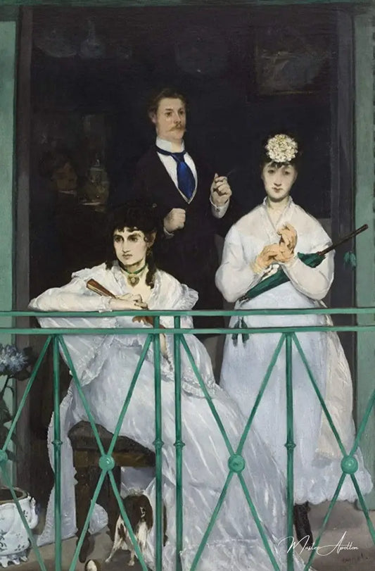 Le Balcon - Edouard Manet - Reproductions de tableaux et peintures haut de gamme