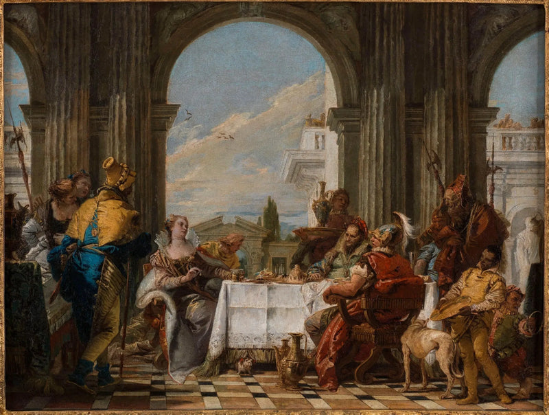 クレオパトラの宴 - ジョヴァンニ・バッティスタ・ティエポロ

Source:
Le Banquet de Cléopâtre - Giovanni Battista Tiepolo