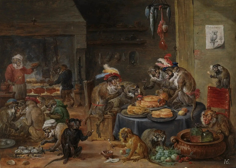 サルの宴 - デイヴィッド・テニエール・ル・ジュヌ

Source:
Le banquet des singes - David Teniers le Jeune