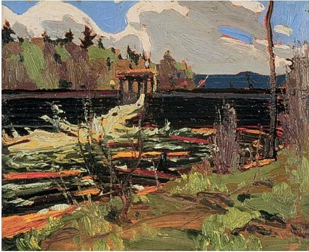 ティー湖の堰 - トム・トムソン

Source:
Le barrage du lac Tea - Tom Thomson