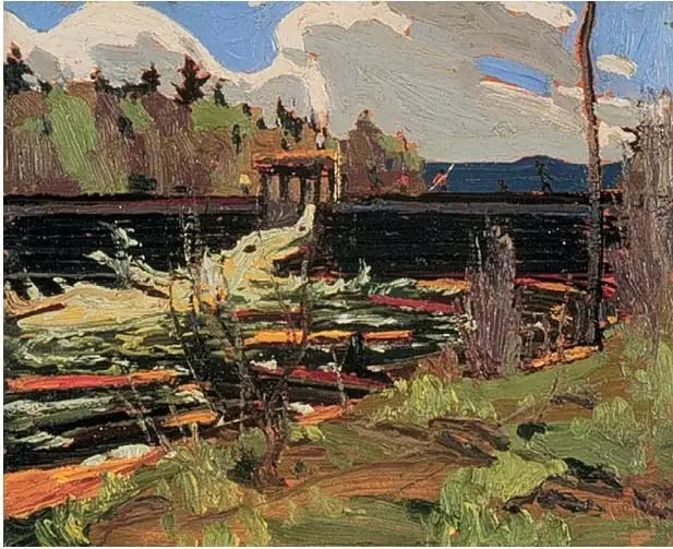 ティー湖の堰 - トム・トムソン

Source:
Le barrage du lac Tea - Tom Thomson