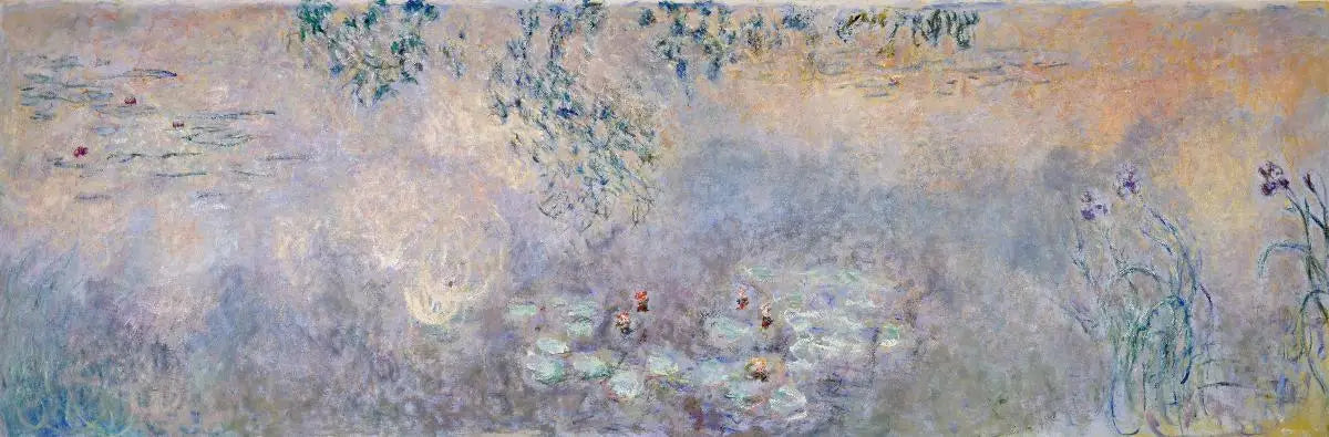 Le Bassin aux nymphéas avec iris - Claude Monet image 1 reproduction d’œuvre d’art à l’huile
