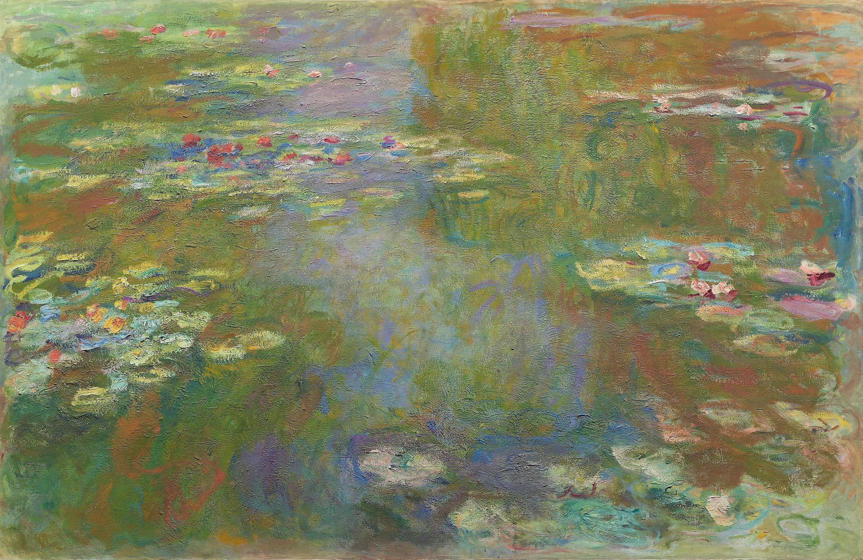 Reproduction du tableau « Le Bassin aux nymphéas - Claude Monet » par Alpha Reproduction en peinture à l’huile