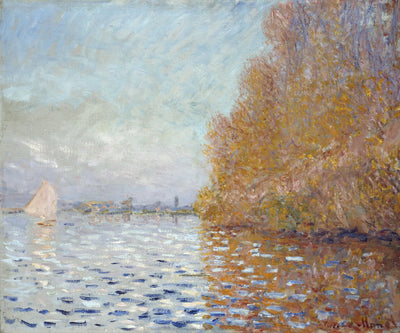 Reproduction du tableau « Le Bassin d'Argenteuil avec un Voilier - Claude Monet » par Alpha Reproduction en peinture à l’huile