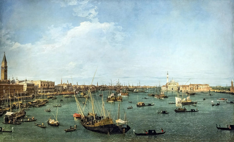 サンマルコの運河、ヴェネツィア - カナレット

Source:
Le Bassin de Saint Marc, Venise - Canaletto