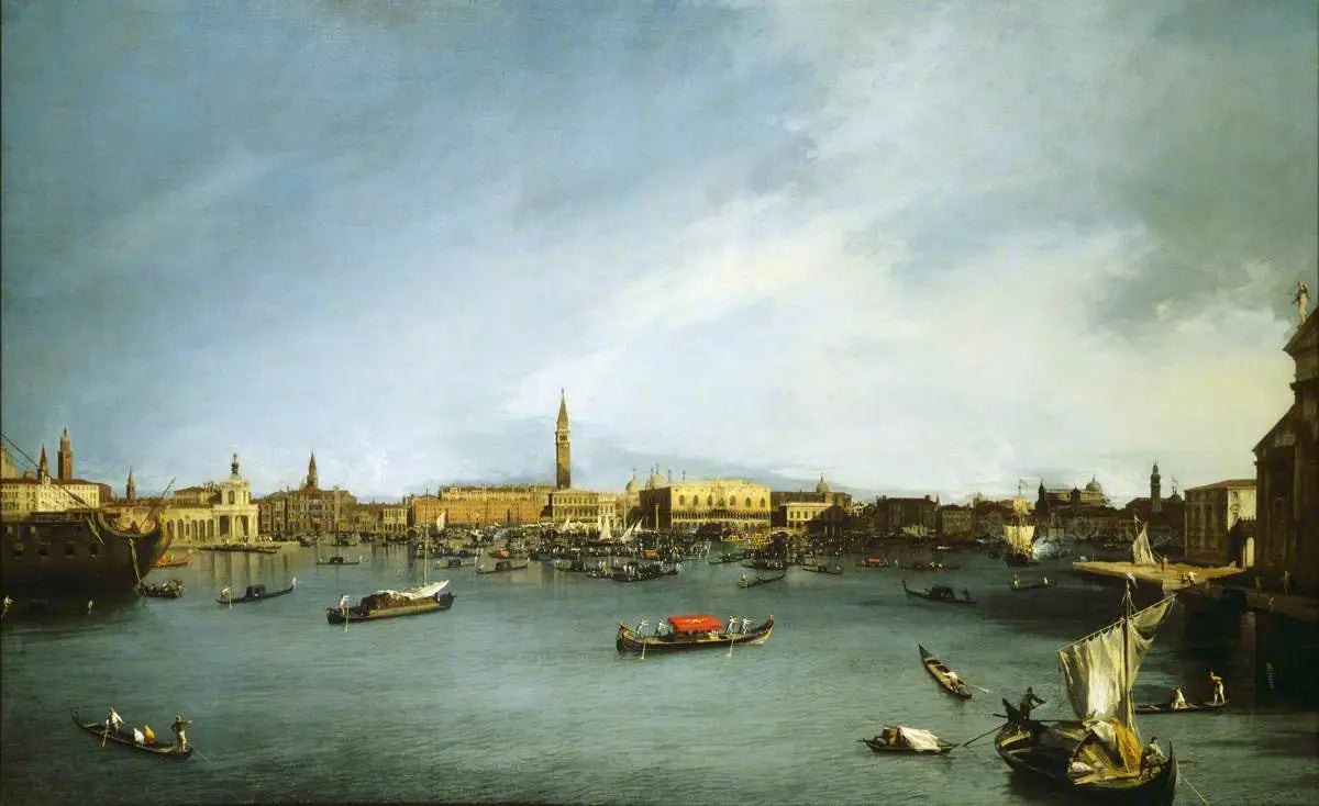 Le Bassin de Saint-Marc Venise vu de la Giudecca - Canaletto - Alpha Reproduction