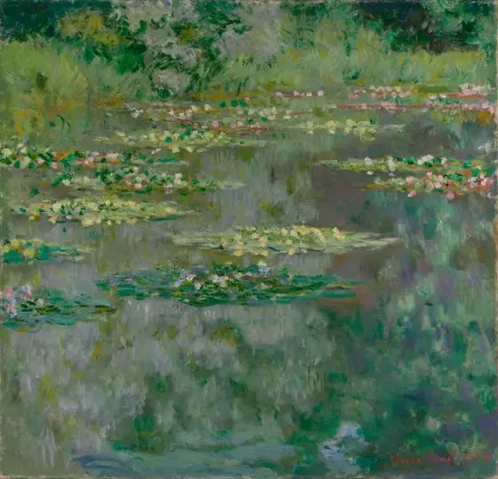 Le bassin des nymphéas - Claude Monet image 1 reproduction de peinture à l’huile