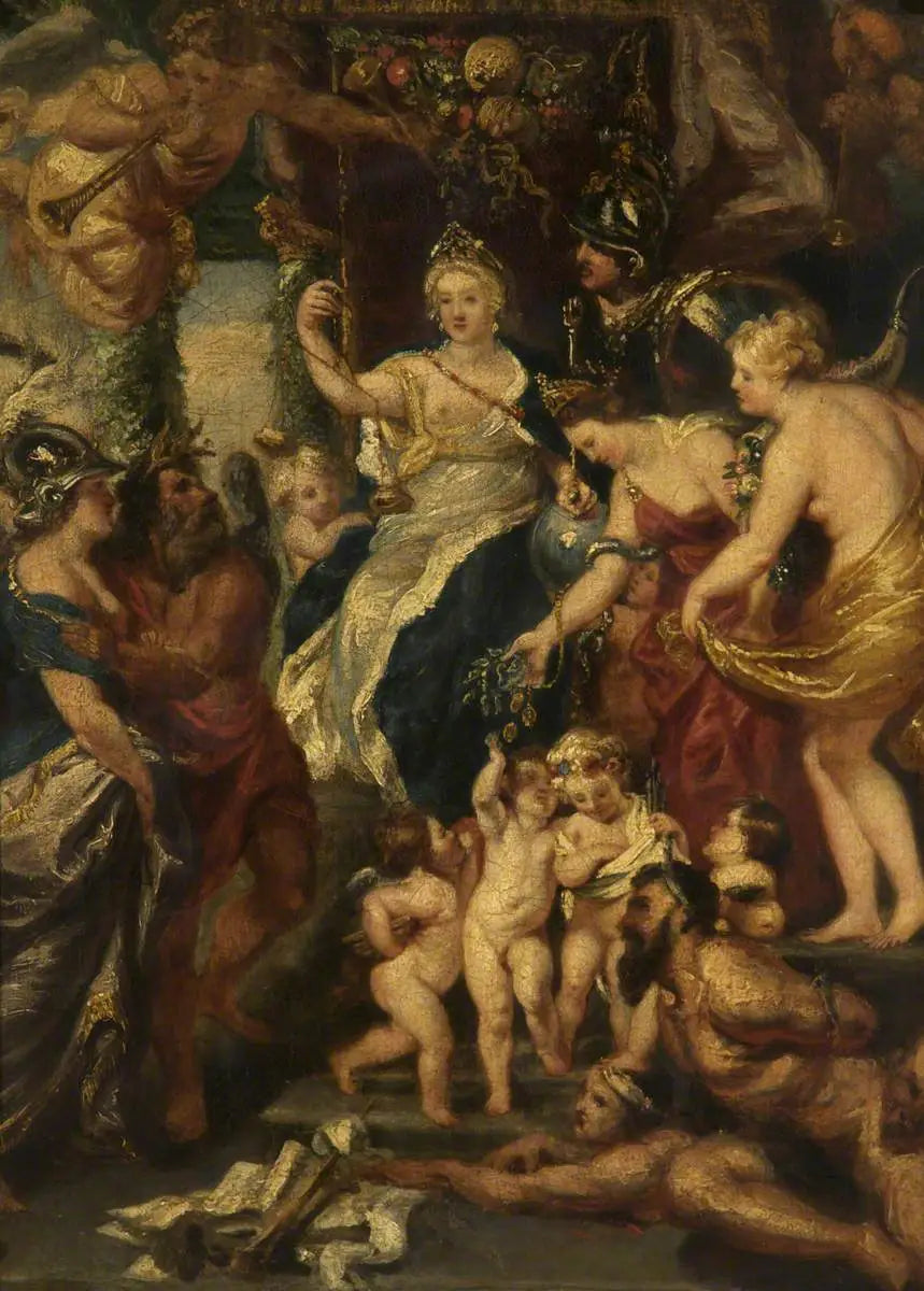 Le bonheur de la régence - Peter Paul Rubens image 1 copie de tableau peinte à la main