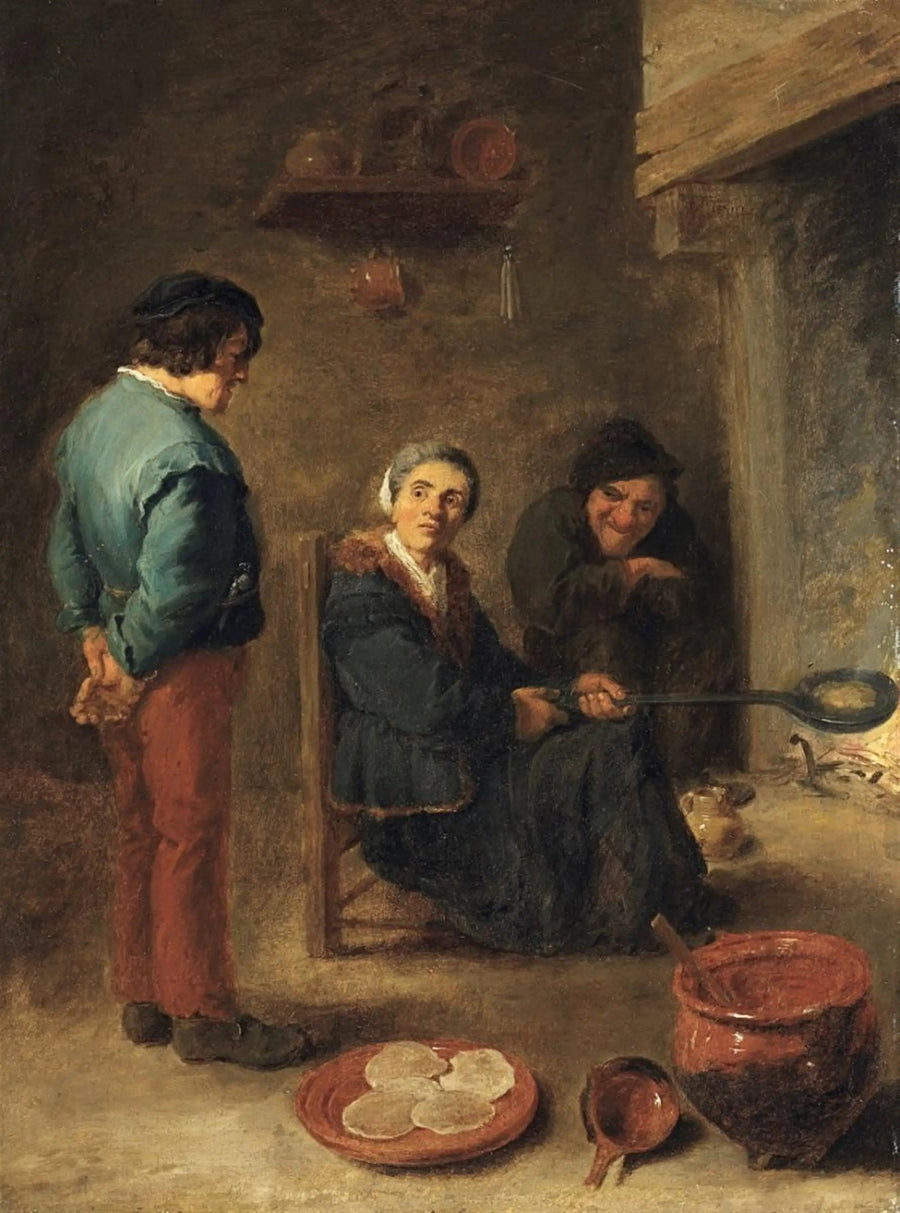クレープのパン屋 - デイヴィッド・テニエール・ル・ジュヌ

Source:
Le boulanger de crêpes - David Teniers le Jeune