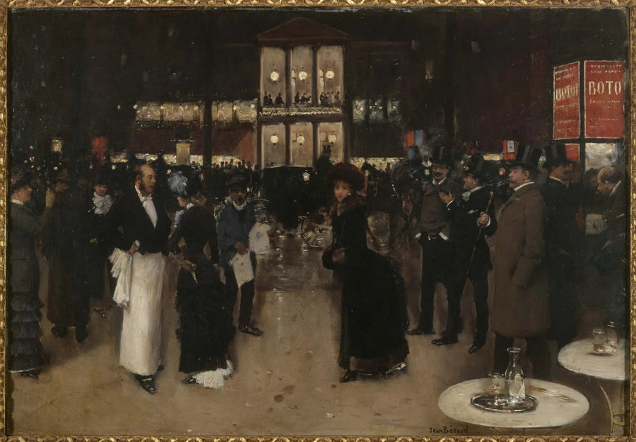 モンマルトル大通り、夜、バリエテ劇場の前 - ジャン・ボロー

Source:
Le boulevard Montmartre, la nuit, devant le théâtre des Variétés - Jean Béraud