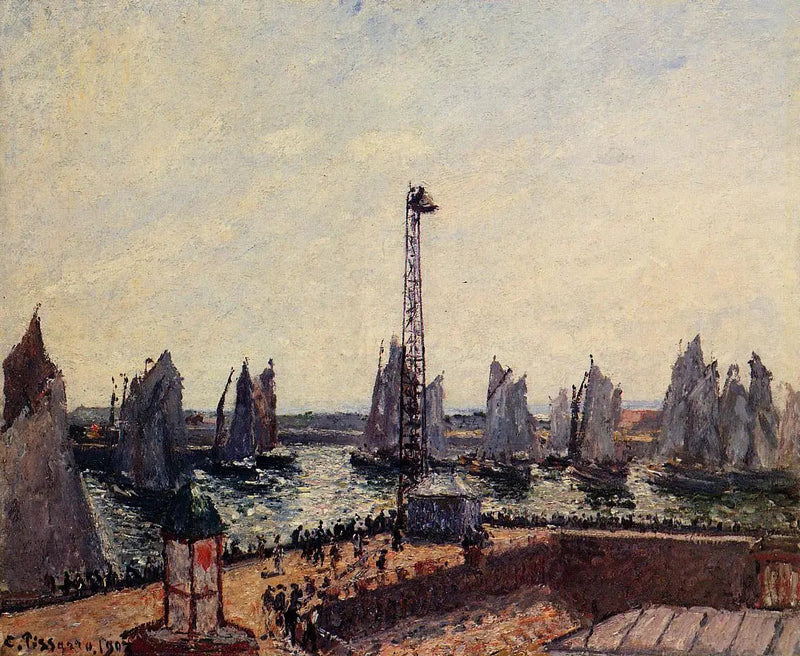 東の防波堤、レガッタの帰還、ル・アーヴル - カミーユ・ピサロ