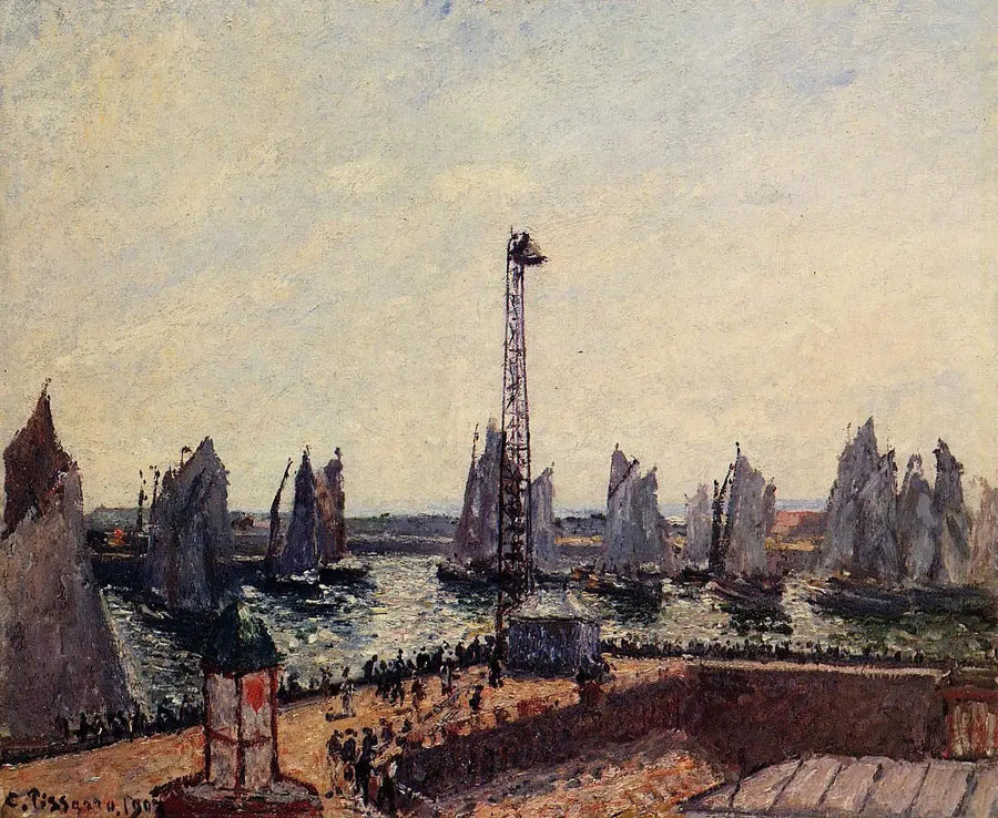東の防波堤、レガッタの帰還、ル・アーヴル - カミーユ・ピサロ