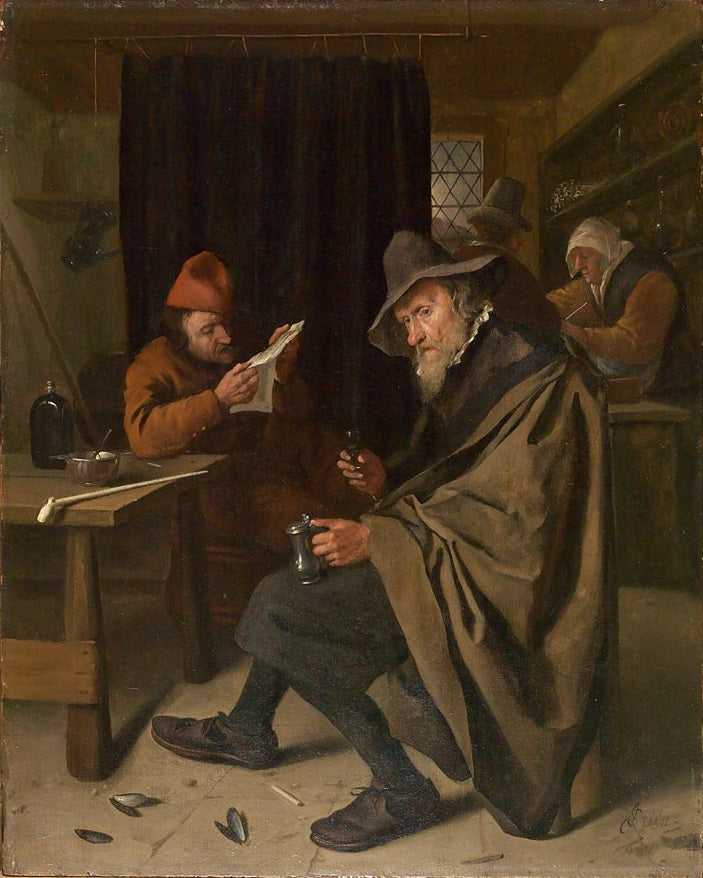 Le Buveur - Jan Steen image 1 tableau peint à l’huile sur toile