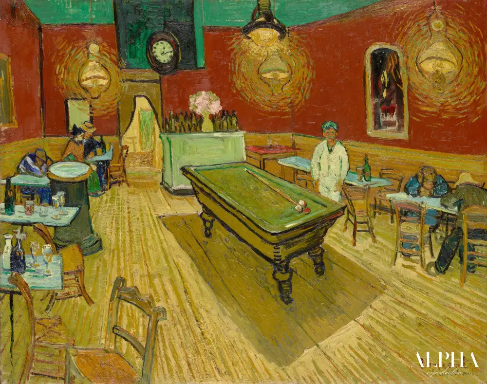 Le Café de nuit - Van Gogh - Reproductions de tableaux et peintures haut de gamme