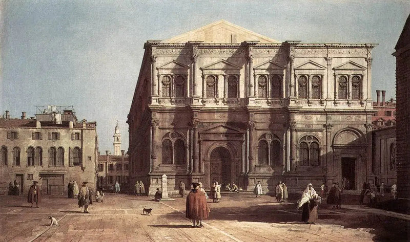 カンナレットのサン・ロッコ広場

Source:
Le Campo San Rocco - Canaletto
