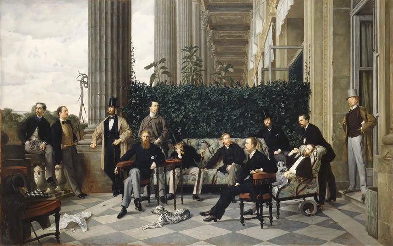 ル・サークル・ド・ラ・リュー・ロワイヤル - ジェームズ・ティソ

Source:
Le Cercle de la rue Royale - James Tissot