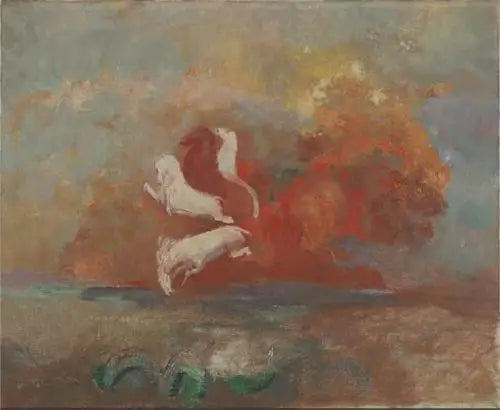 アポロンの戦車 - オディロン・ルドン