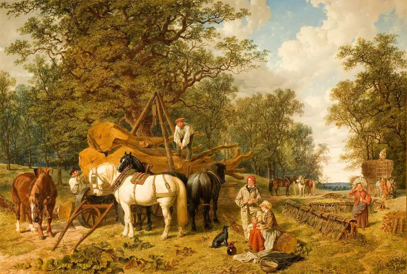 薪運び車 - ジョン・フレデリック・ヘリング Sr. 

Source:
Le chariot à bois - John Frederick Herring, Sr.