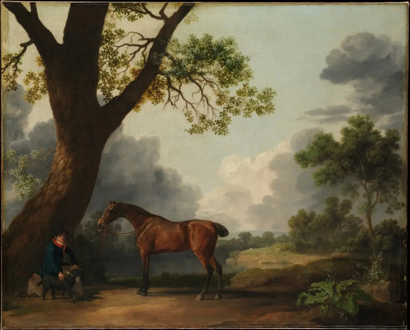 ジョージ・スタッブスによる「ダーセット公爵の第三の狩人と馬丁と犬」

Source:
Le chasseur du troisième duc de Dorset avec un palefrenier et un chien - George Stubbs
