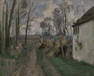 Reproduction du tableau « Le Chemin du village - Paul Cézanne » par Alpha Reproduction en peinture à l’huile