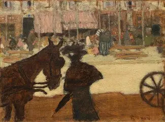 フィアクルの馬 - ピエール・ボナール