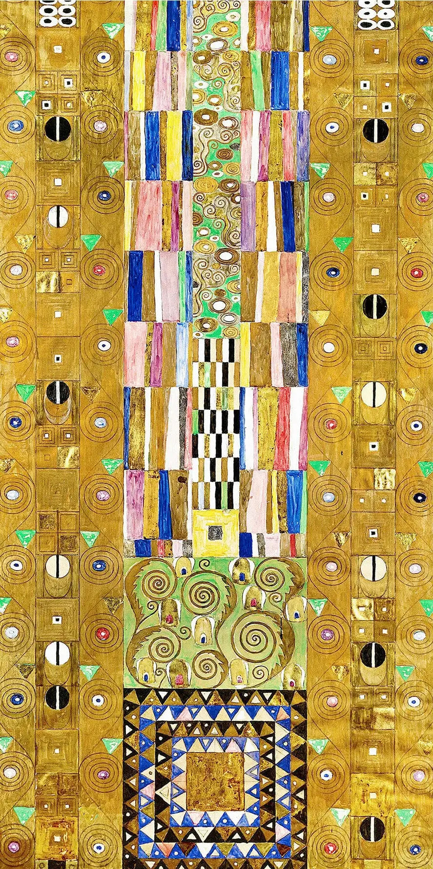 Reproduction du tableau « Le chevalier - Gustav Klimt » par Alpha Reproduction en peinture à l’huile
