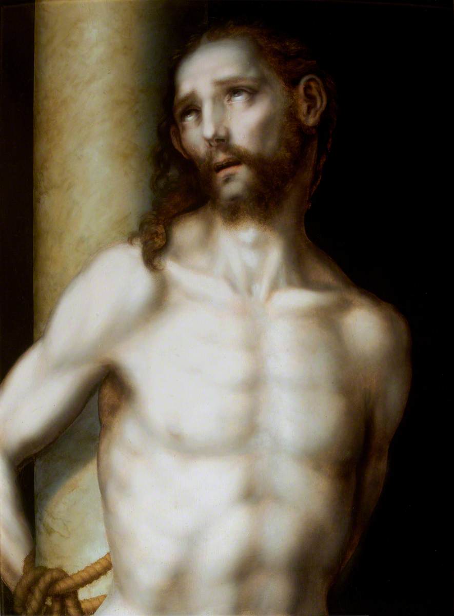 Le Christ à la colonne - Luis de Morales image 1 reproduction de peinture à l’huile