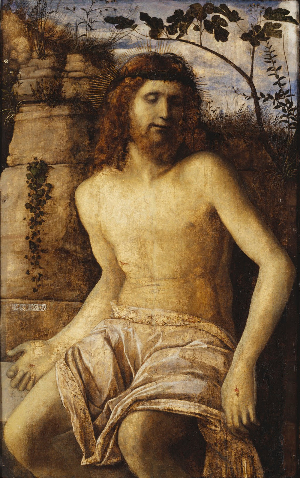 Le Christ couronné d'épines - Giovanni Bellini image 1 copie de tableau peinte à la main