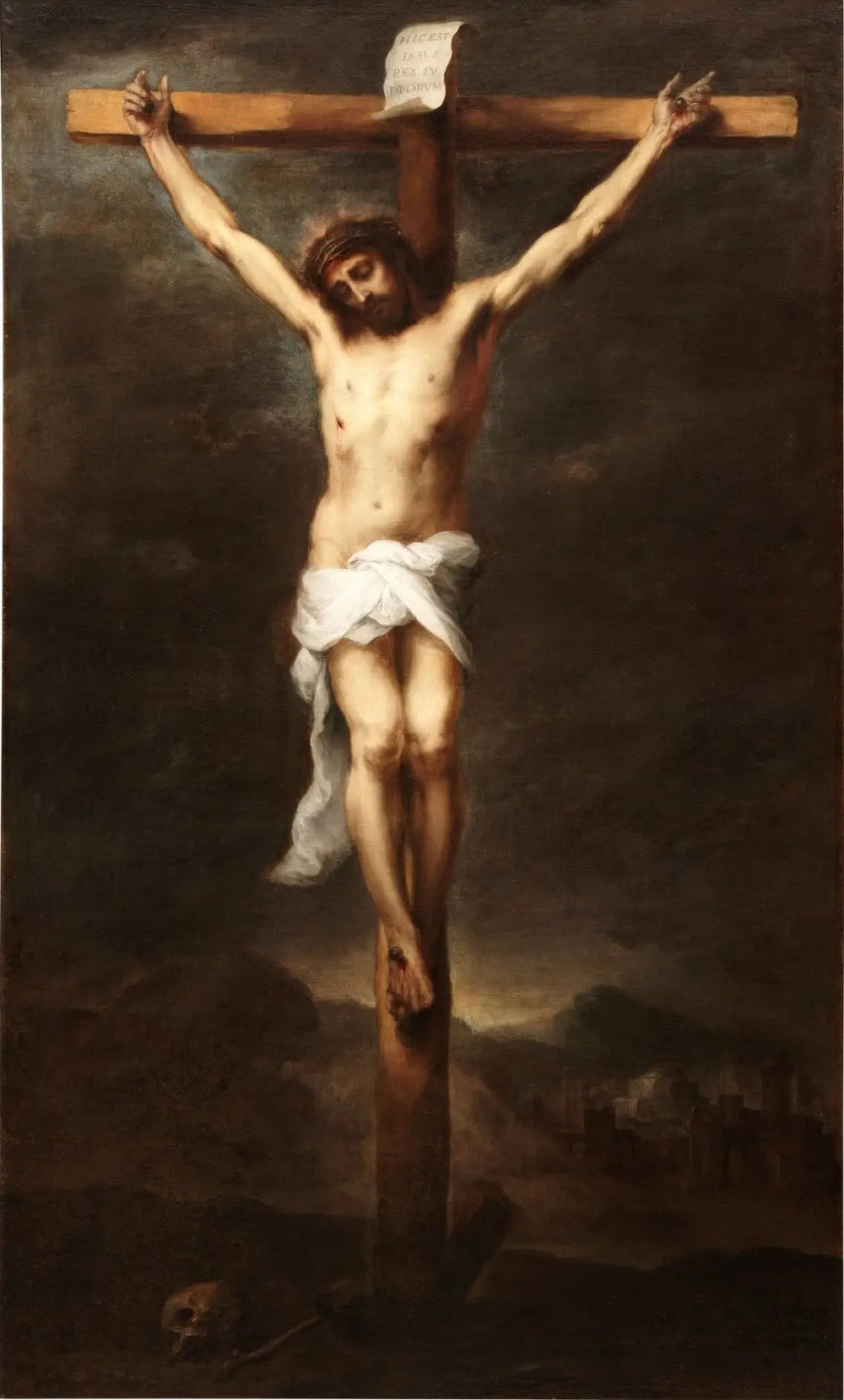 Le Christ crucifié - Bartolomé Esteban Murillo image 1 reproduction de peinture à l’huile