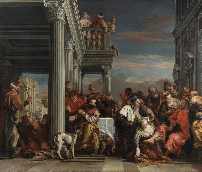 シモン・ザ・フェリシーの家のキリスト - ジョバンニ・バッティスタ・ティエポロ

Source:
Le Christ dans la maison de Simon le pharisien - Giovanni Battista Tiepolo