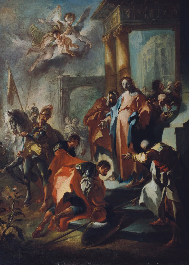 Le Christ et le capitaine de Capharnaüm - Franz Anton Maulbertsch
